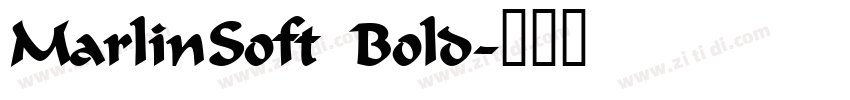 MarlinSoft Bold字体转换